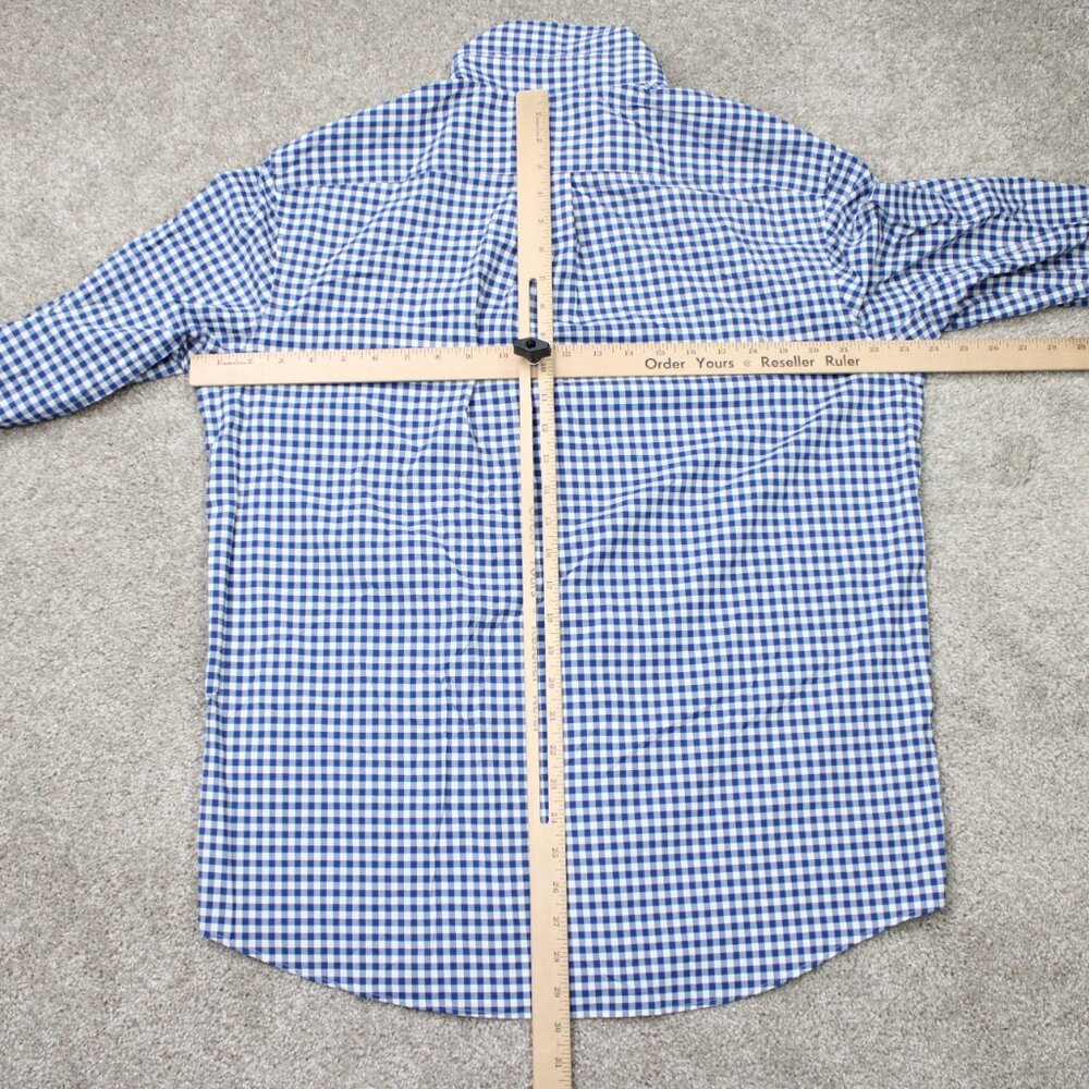 Vineyard Vines Performance Shirt Mens Large Blue Classic Fit Tucker Stretch L/S - Picture 11 of 14